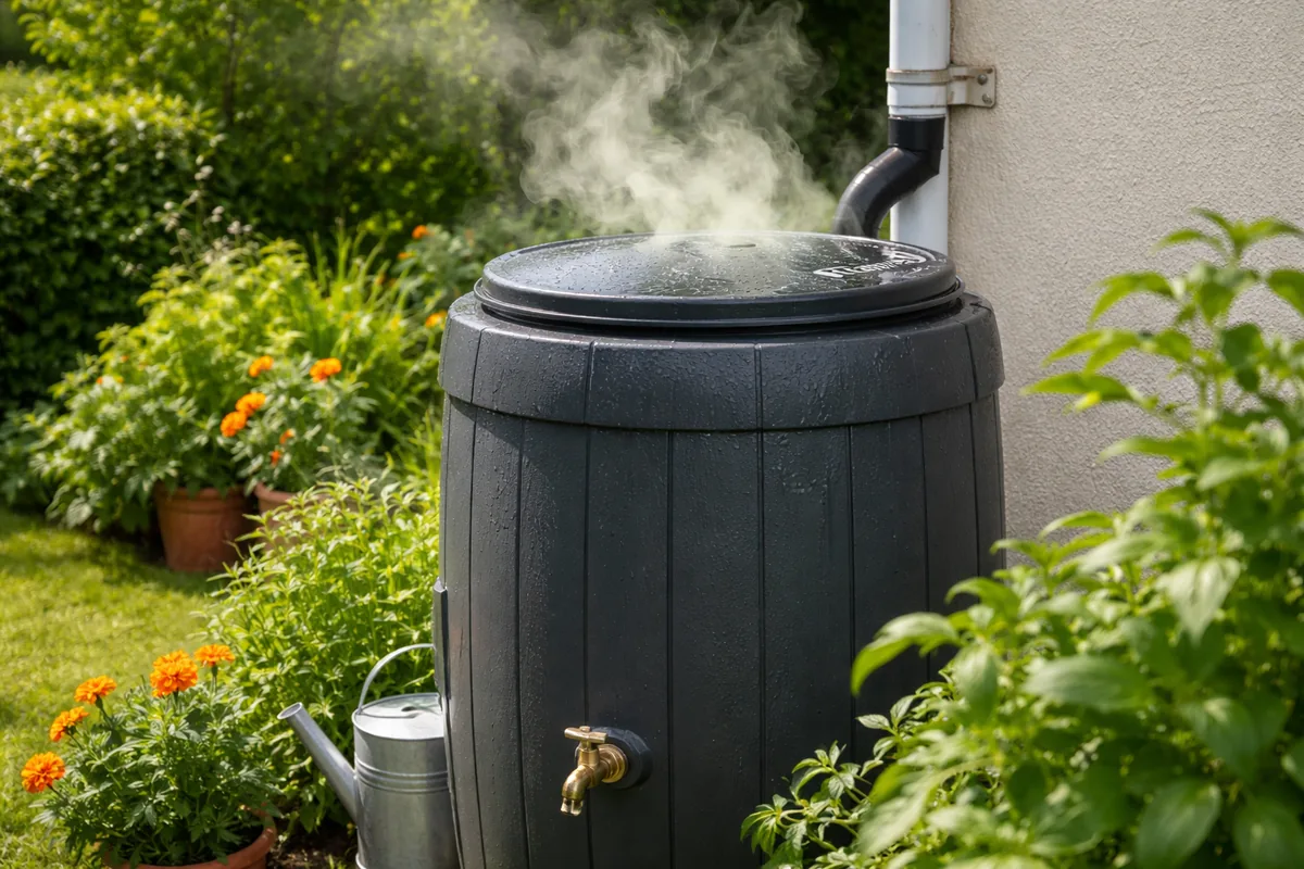 Pourquoi mon récupérateur d'eau de pluie Garantia dégage-t-il une mauvaise odeur ?