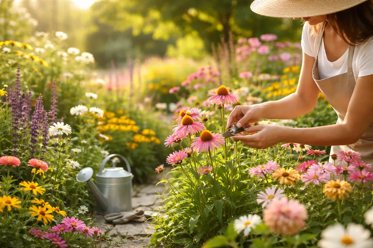 Comment entretenir un jardin de fleurs en pleine santé