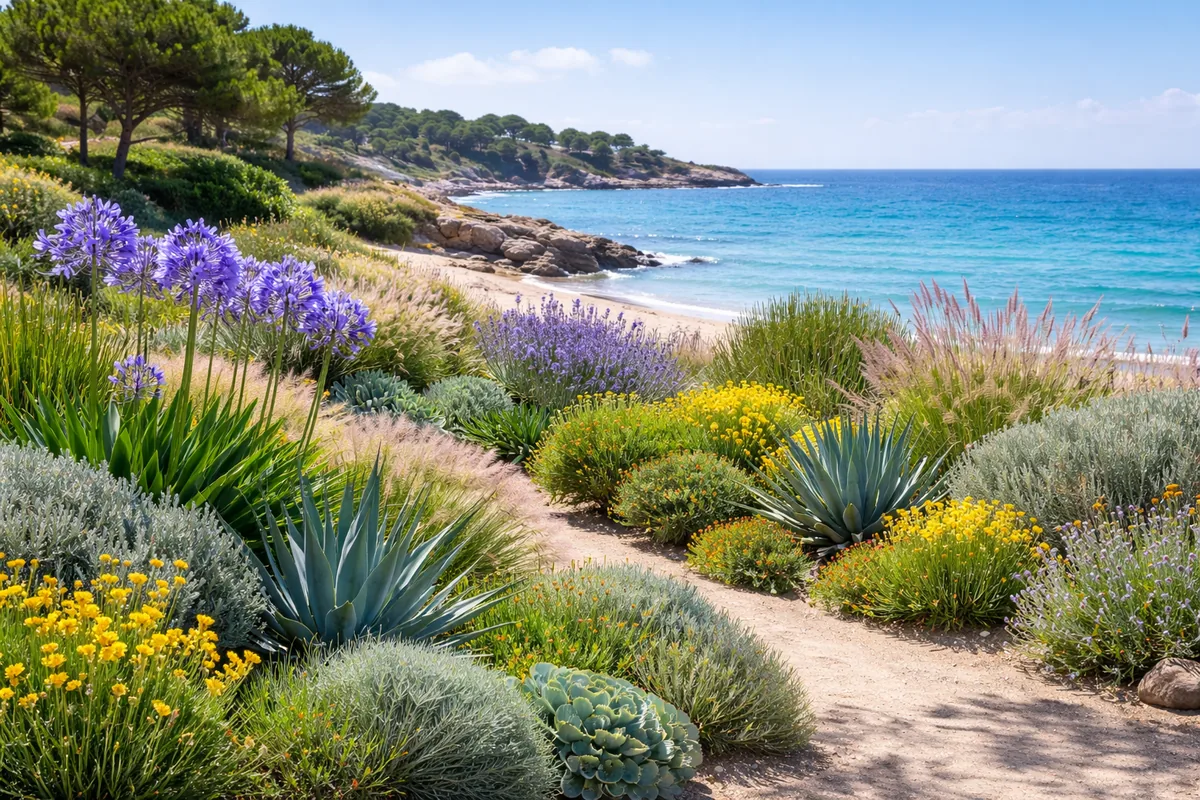 Quel type de plantes choisir pour un jardin en bord de mer