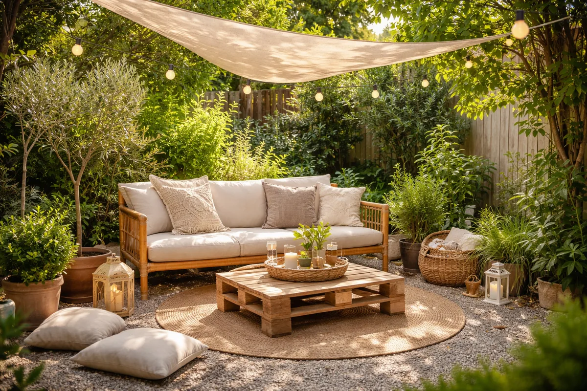 Comment créer un coin détente dans votre jardin avec un budget limité