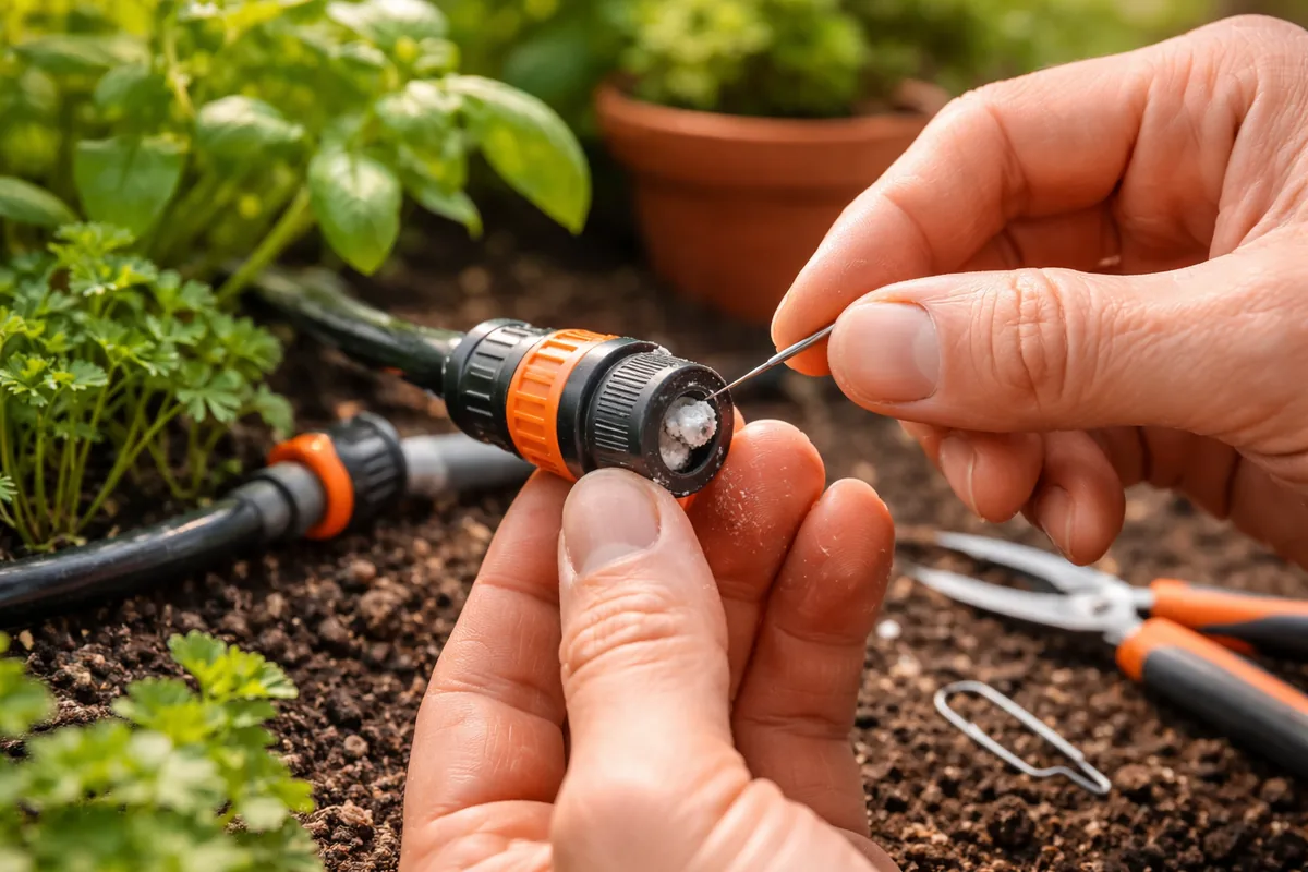 Comment déboucher des goutteurs Gardena obstrués par le calcaire ?