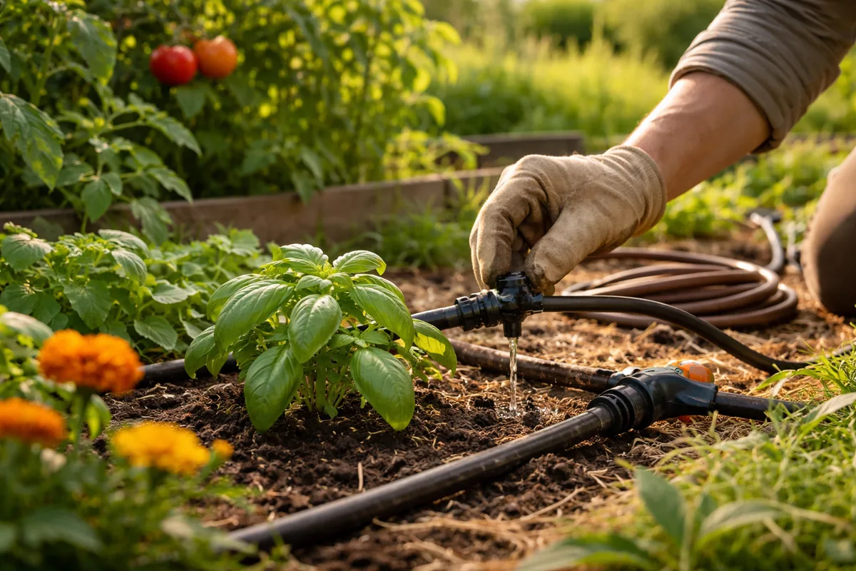 Comment installer un système d'irrigation goutte-à-goutte dans son jardin