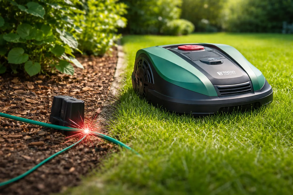 Pourquoi mon robot tondeuse Bosch Indego affiche-t-il une erreur de câble périphérique ?