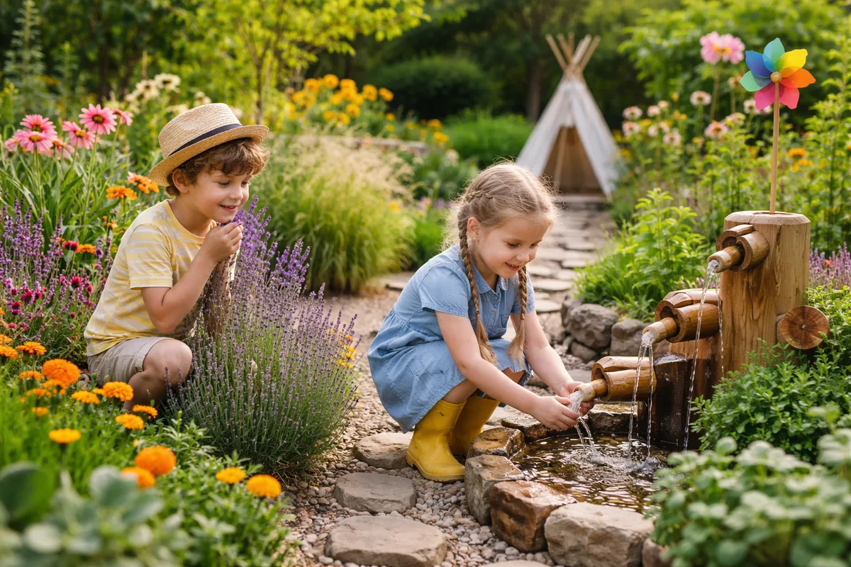 Comment créer un jardin sensoriel pour les enfants